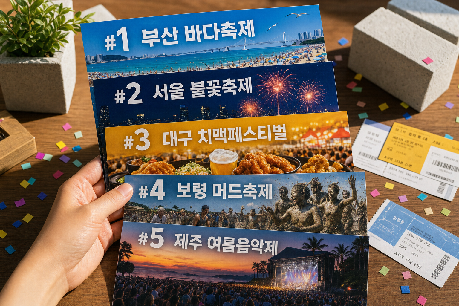 7월 여름 축제 추천 – 물놀이와 불꽃이 어우러진 7월 여름 축제