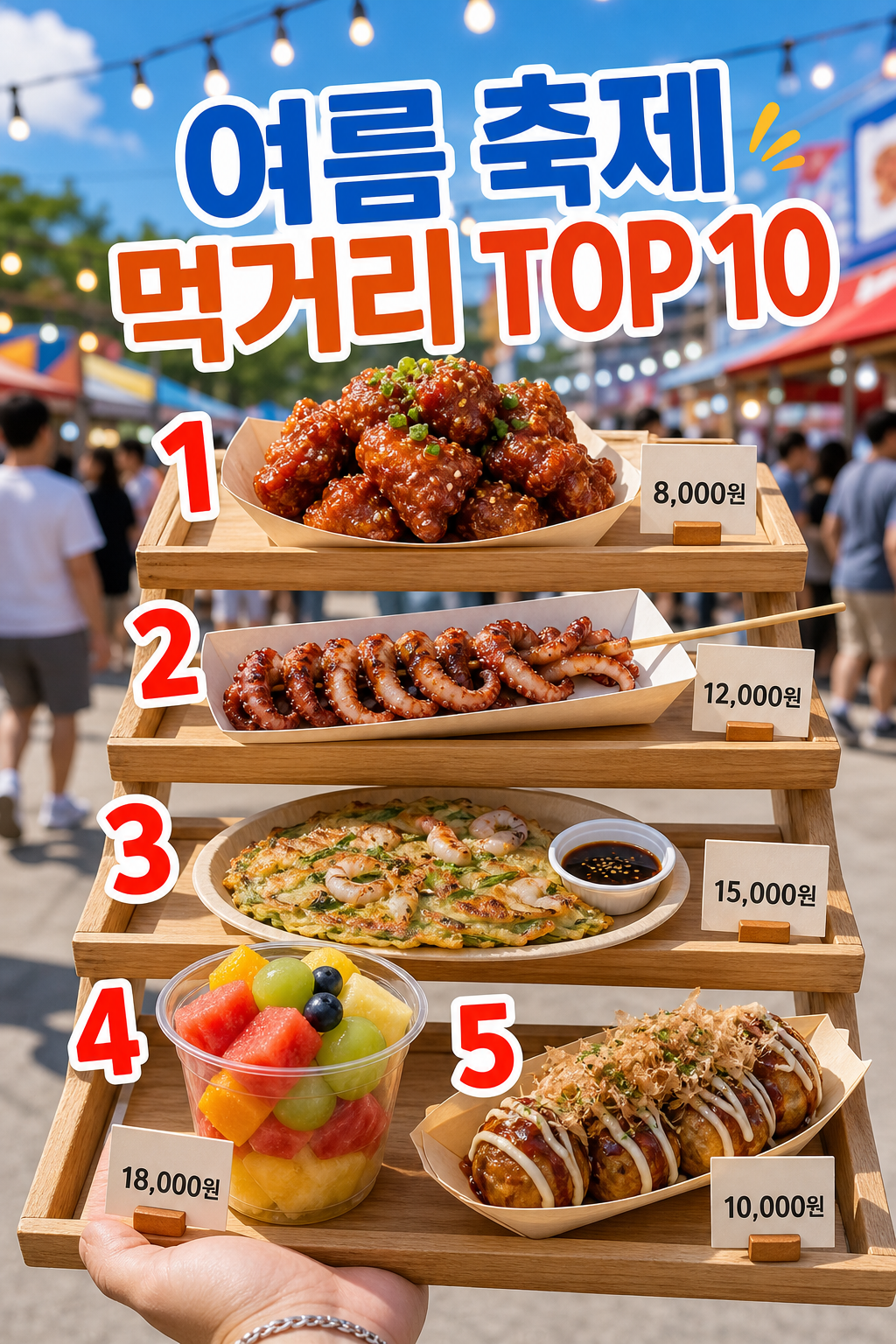 여름 축제 먹거리 추천 TOP 10
