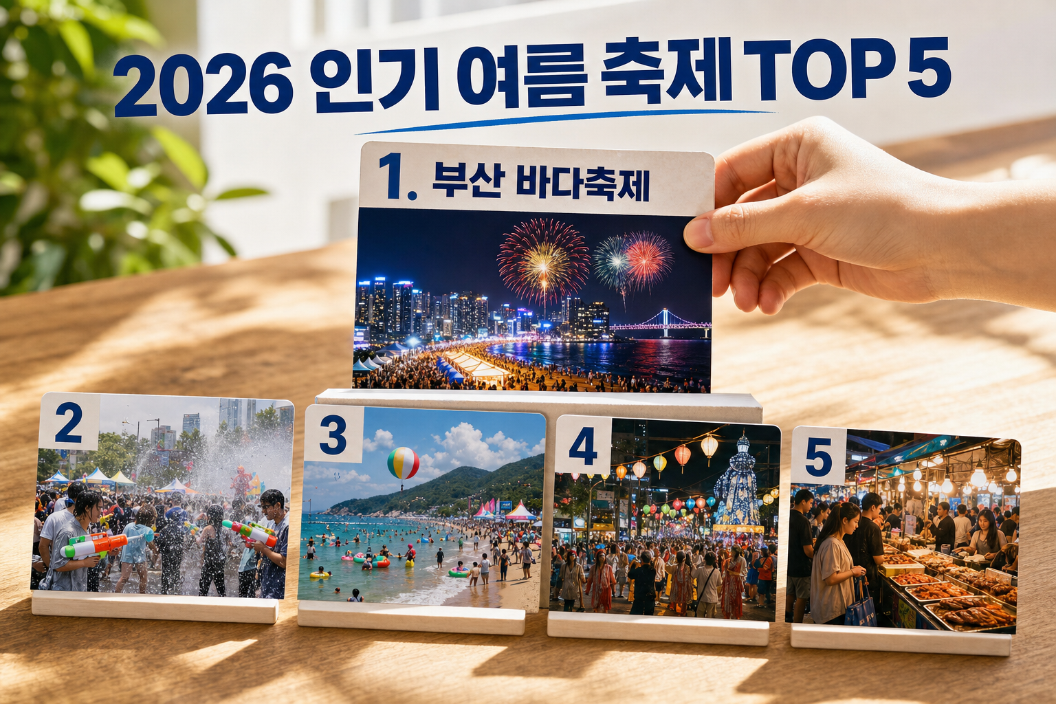 2026 한국 여름 축제 즐기는 종합 안내
