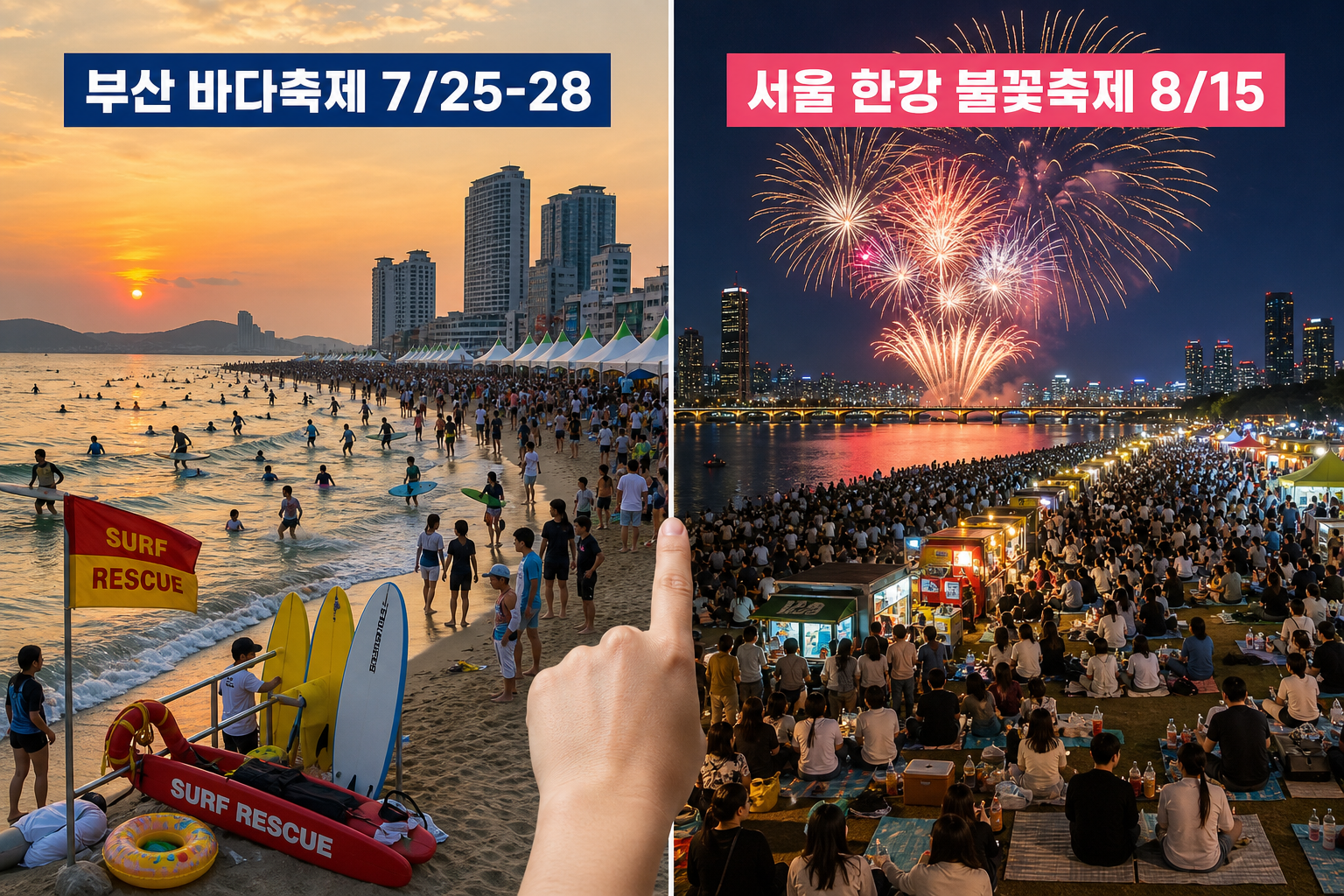 한국 여름 축제 완벽 가이드